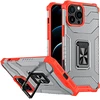 Hurtel Hibridinis dėklas su žiedu iPhone 13 Pro – raudonas