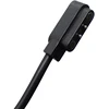 Hurtel HUL-01 Magnetic Charger 2-pin 2.8mm for 60cm Smartwatches – Juodas