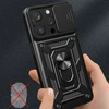 Hurtel Hybrid Armor Camshield dėklas iPhone 15 Pro Max – mėlynas