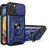 Hurtel Hybrid Armor Camshield dėklas iPhone 15 Plus – mėlynas