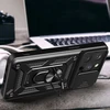 Hurtel Hybrid Armor Camshield dėklas iPhone 15 Pro – rožinis