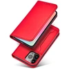 Hurtel Magnet Card Case dėklas iPhone 14 Pro – raudonas