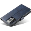 Hurtel Magnet Case dėklas-piniginė su stovu iPhone 15 Plus, mėlynas