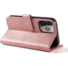 Hurtel Magnet Case dėklas-piniginė su stovu iPhone 15 Pro Max – rožinis