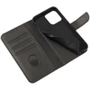 Hurtel Magnet Case dėklas su pinigine iPhone 15 Pro – juodas