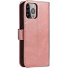 Hurtel Magnet Case knyginis dėklas iPhone 13 Pro – rožinis