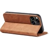 Hurtel Magnet Fancy Case dėklas iPhone 13 Pro Max – rudas