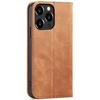 Hurtel Magnet Fancy Case dėklas iPhone 13 Pro Max – rudas