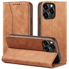 Hurtel Magnet Fancy Case dėklas iPhone 13 Pro Max – rudas