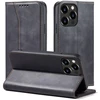 Hurtel Magnet Fancy dėklas iPhone 13 Pro Max – juodas, piniginė
