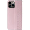 Hurtel Magnet Strap atverčiamas dėklas iPhone 14 Plus – rožinis