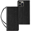 Hurtel Magnet Strap dėklas su dirželiu skirtas iPhone 12 Pro, juodas