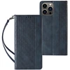 Hurtel Magnet Strap dėklas-piniginė iPhone 13 Pro Max – mėlynas