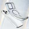 Hurtel Dėklas Magnetic Abrasive skirtas Apple iPhone 17 Pro Max suderinamas su MagSafe – mėlynos spalvos