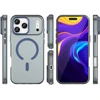 Hurtel Dėklas Magnetic Abrasive skirtas Apple iPhone 17 Pro Max suderinamas su MagSafe – mėlynos spalvos
