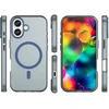Hurtel Dėklas Magnetic Abrasive skirtas Apple iPhone 17 suderinamas su MagSafe – mėlynos spalvos