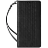 Hurtel Magnet Strap dėklas telefonui Apple iPhone 14 Pro Flip Wallet Mini Lanyard Stand juodos spalvos