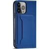 Hurtel Magnetinis dėklas-piniginė iPhone 14 Plus – mėlynas