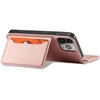 Hurtel Magnetinis dėklas su pinigine iPhone 14 Pro – rožinis