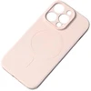 Hurtel Su MagSafe suderinamas silikoninis dėklas, skirtas iPhone 15 Plus silikoniniam dėklui – kreminis