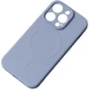 Hurtel MagSafe Compatible silikoninis Apple iPhone 15 Plus - dėklas telefonui pilkos spalvos