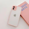 Hurtel Milky Case silikoninis skaidrus dėklas Galaxy A72 – rožinis