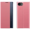 Hurtel New Sleep dėklas Apple iPhone 16e Flip dėklas su Stand – rožinės spalvos