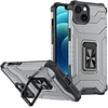 Dėklas Hurtel Crystal Ring Kickstand Tough Rugged Apple iPhone 13 mini juodos spalvos