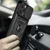 Hurtel Šarvuotas dėklas iPhone 13 Pro Max su kameros dangteliu – mėlynas
