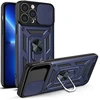 Hurtel Šarvuotas dėklas iPhone 13 Pro su kameros dangteliu – mėlynas