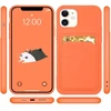 Hurtel Silikoninis dėklas-piniginė Galaxy S21 Ultra – mėlynas