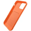 Hurtel Silikoninis dėklas su kortelės kišene iPhone 12 Pro Max – oranžinis