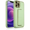 Hurtel Silikoninis dėklas su stovu iPhone 13 Pro Max – žalias