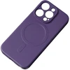 Hurtel Silikoninis MagSafe dėklas iPhone 15 Pro Max – violetinis