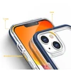Hurtel Skaidrus 3in1 dėklas iPhone 13 mini – mėlynas rėmelis