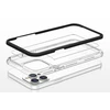 Hurtel Skaidrus 3in1 dėklas iPhone 13 Pro Max – juodas rėmelis