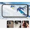 Hurtel Skaidrus 3in1 dėklas iPhone 13 Pro Max – juodas rėmelis