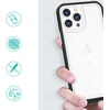 Hurtel Skaidrus Clear 3in1 dėklas iPhone 14 – juodas rėmelis