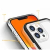 Hurtel Skaidrus sustiprintas dėklas iPhone 14 Pro – raudonas