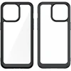 Hurtel Skaidrus sustiprintas dėklas iPhone 15 Pro – juodas rėmelis