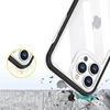 Hurtel Skaidrus sustiprintas dėklas iPhone 14 Pro – raudonas