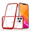 Hurtel Skaidrus sustiprintas dėklas iPhone 14 Pro – raudonas