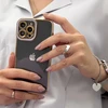 Hurtel Skaidrus TPU dėklas iPhone 13 Pro Max – raudonas