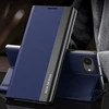 Hurtel Sleep dėklas Pro skirtas Apple iPhone 16e su Flip and Stand – mėlynos spalvos