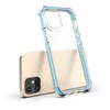 Hurtel Spring Armor skaidrus TPU dėklas iPhone 12 mini – mėlynas