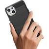 Hurtel TPU dėklas iPhone 15 Plus Carbon Case – mėlynas