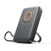 Joyroom JR-PBM02 Powerbank 22.5W 10000mAh 3in1 Magnetic Inductive Compatible with MagSafe with Built-in Cable – juodos spalvos