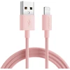 Joyroom Colorful Data kabelis S-2030M13 USB-A / Lightning 2.4A 2m – rožinės spalvos