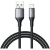 Joyroom S-A28 „Flash“ serijos 3A USB-A – „Lightning“ kabelis, 2 m – juodos spalvos