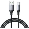 Joyroom S-A28 Flash Series 3A USB-A – USB-C cable 1m – juodos spalvos